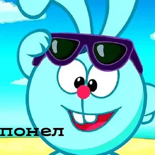 Стикер Крош by @stikeru7777 - 1