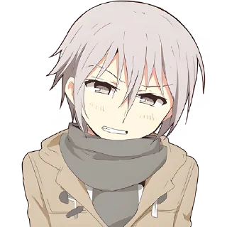 Стикер Крутой Аниме-кун @Nyasticks - 6