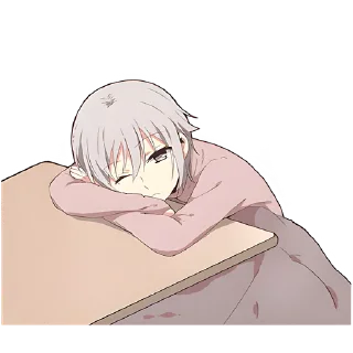 Стикер Крутой Аниме-кун @Nyasticks - 3