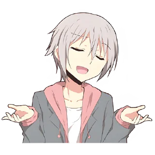 Стикер Крутой Аниме-кун @Nyasticks - 0