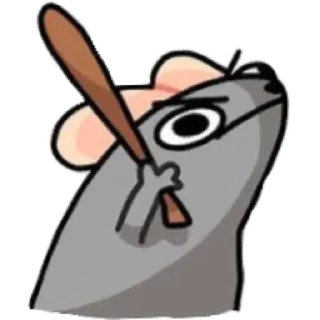 Sticker Крыса - 0