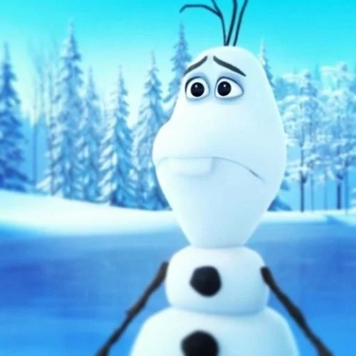 снеговик снег мультфильм