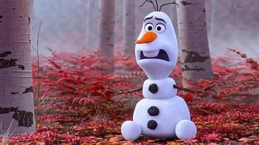 мультфильм снеговик игрушка