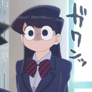 Sticker Komi-san wa, Komyushou desu @StickersofAnime - 8