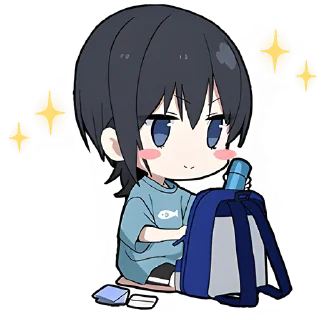 Стикер Кудере-кун @nyasticks - 2