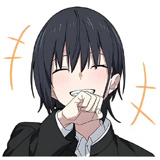 Стикер Кудере-кун 2 @Nyasticks - 2