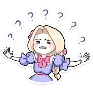 Стикер Кукла Алиса @Nyasticks - 11