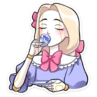 Стикер Кукла Алиса @Nyasticks - 2