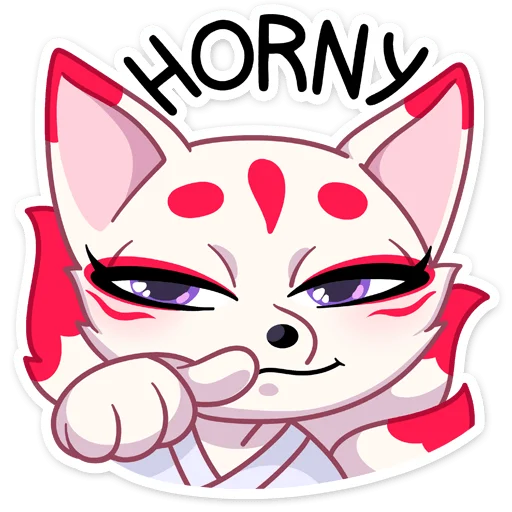 Sticker Кумико @nyasticks - 4
