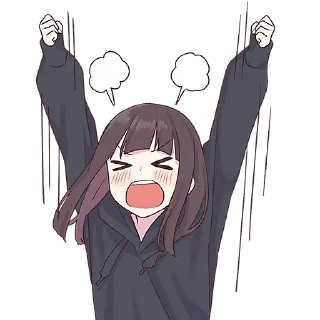 Sticker Куруми большая @Nyasticks - 1