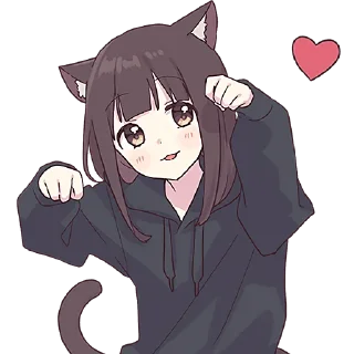 Sticker Куруми большая @Nyasticks - 2