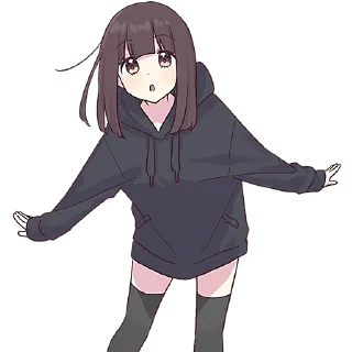 Sticker Куруми большая @Nyasticks - 6