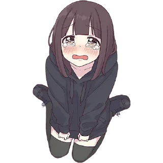 Sticker Куруми большая @Nyasticks - 3