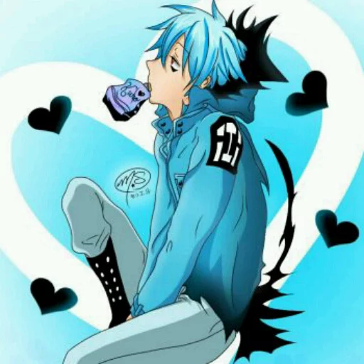 Стикер Sleepy Ash(Kuro)- Pecado da preguiça - 7