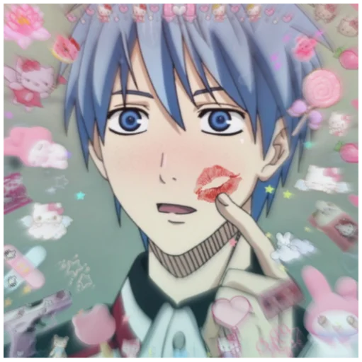 Sticker KurokoNoBasukeHeart - 1