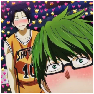 Стикер KurokoNoBasukeHeart - 4