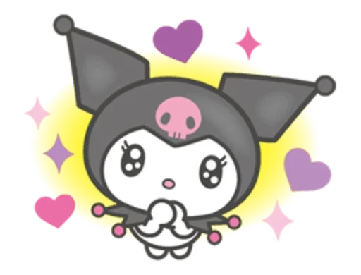 Kuromi by @anime_stickerr - 