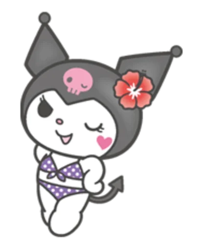Sticker KuromiChibi_achub - 1
