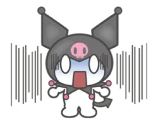 Стикер Kuromi by @anime_stickerr - 0