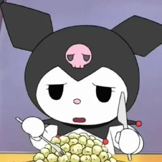 Sticker Kuromi by @anime_stickerr - 11