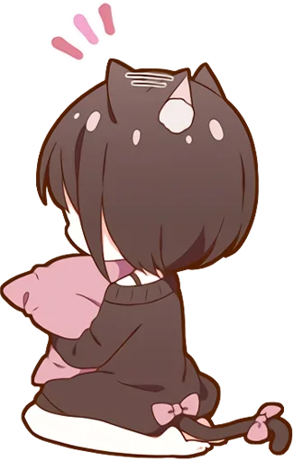 Sticker Куронеко-чан @nyasticks - 11