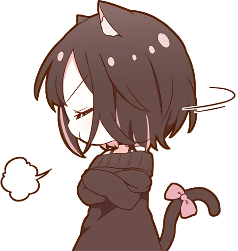 Sticker Куронеко-чан @nyasticks - 9