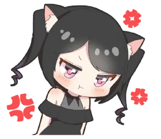 Стикер 🖤 KURONYAN (@TodorokiShouto) - 1