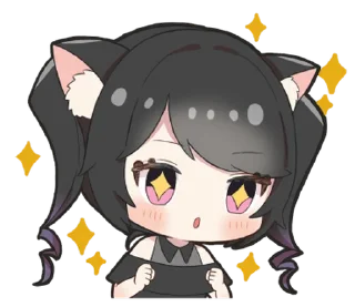 Стикер 🖤 KURONYAN (@TodorokiShouto) - 3