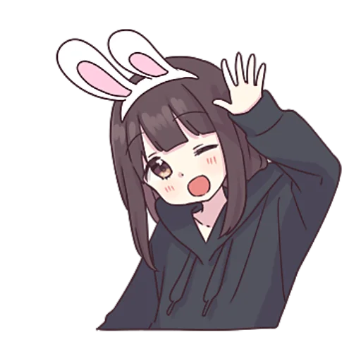 Стикер Куруми-Чан @nyasticks - 6