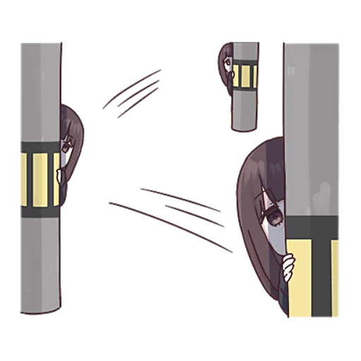 Стикер Куруми-Чан @nyasticks - 5