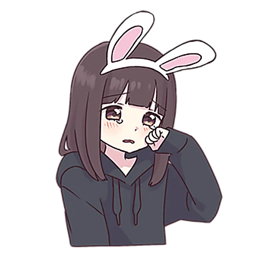 Стикер Куруми-Чан @nyasticks - 2