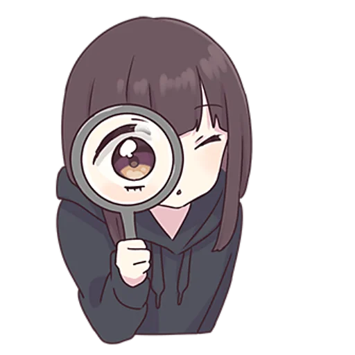 Стикер Куруми-Чан @nyasticks - 1