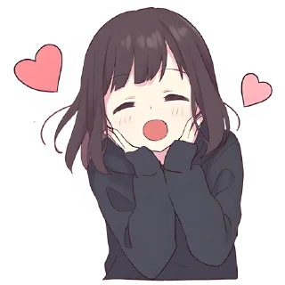 Sticker Куруми-чан 3 @nyasticks - 0