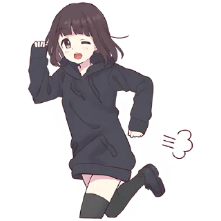 Sticker Куруми-чан 3 @nyasticks - 10