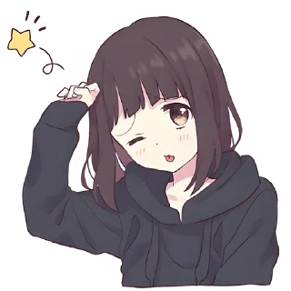 Sticker Куруми-чан 3 @nyasticks - 5