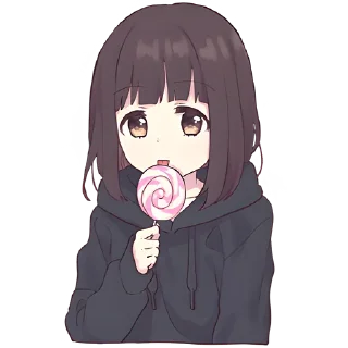 Sticker Куруми-чан 3 @nyasticks - 7