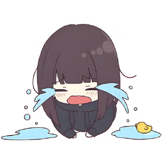 Стикер Куруми-чан 4 @Nyasticks - 1