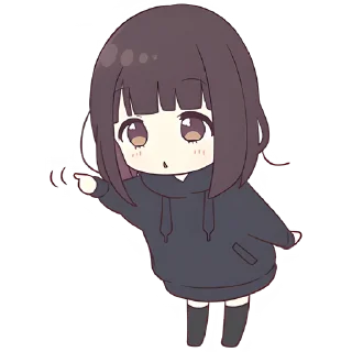 Стикер Куруми-чан 4 @Nyasticks - 7