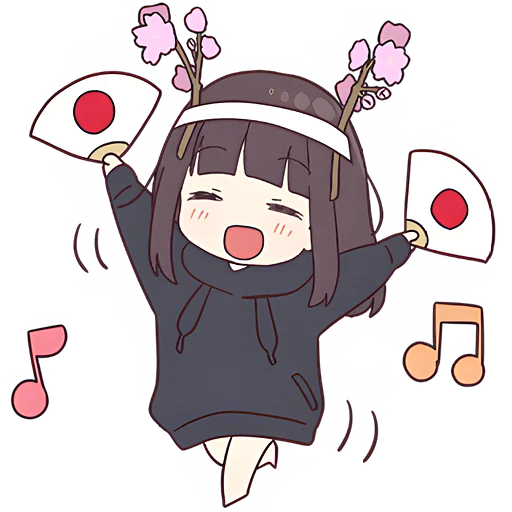 Sticker KurumiChan7Nyasticks - 1