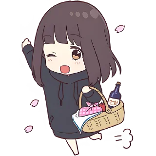 Sticker Куруми-чан 7 @Nyasticks - 8