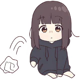 Sticker Куруми-чан 7 @Nyasticks - 6