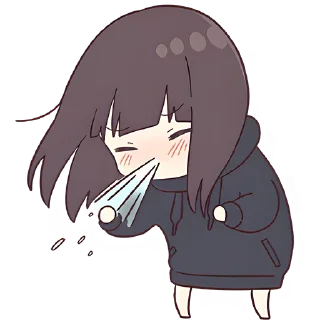 Sticker Куруми-чан 7 @Nyasticks - 1