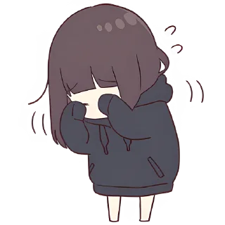 Sticker Куруми-чан 7 @Nyasticks - 10