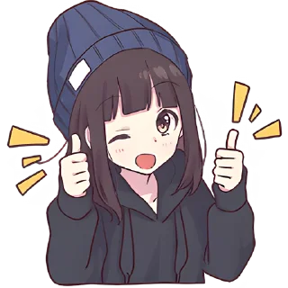 Стикер Куруми-чан Z @Nyasticks - 2