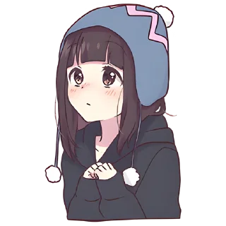 Стикер Куруми-чан Z @Nyasticks - 0