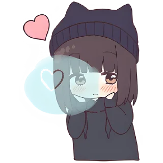 Стикер Куруми-чан Z @Nyasticks - 7