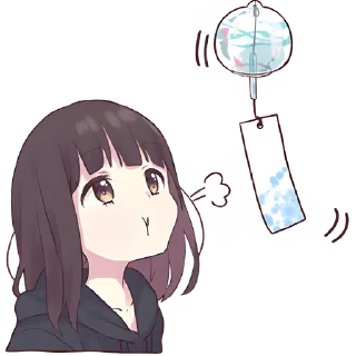 Sticker Куруми-чан 5 @Nyasticks - 5