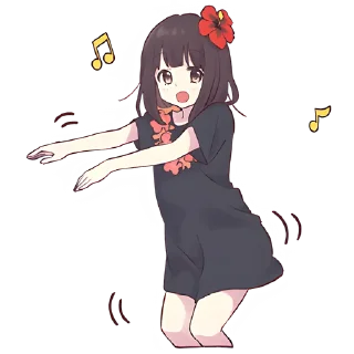 Sticker Куруми-чан 5 @Nyasticks - 11