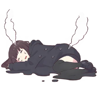 Sticker Куруми-чан 5 @Nyasticks - 3