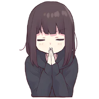 Sticker Куруми-чан 6 @Nyasticks - 6